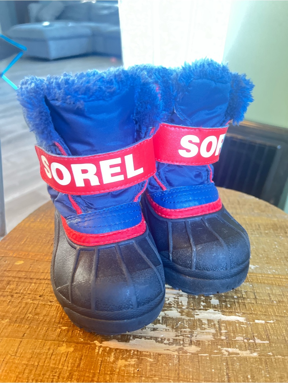 Sorel Black Faux Fur Lined Winter Boots